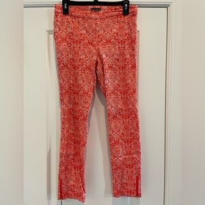 Soho Apparel Orange Paisley Pants